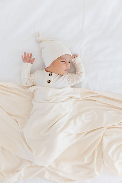 Lou Lou and Company Newborn Swaddle and Hat Bundle: Scout