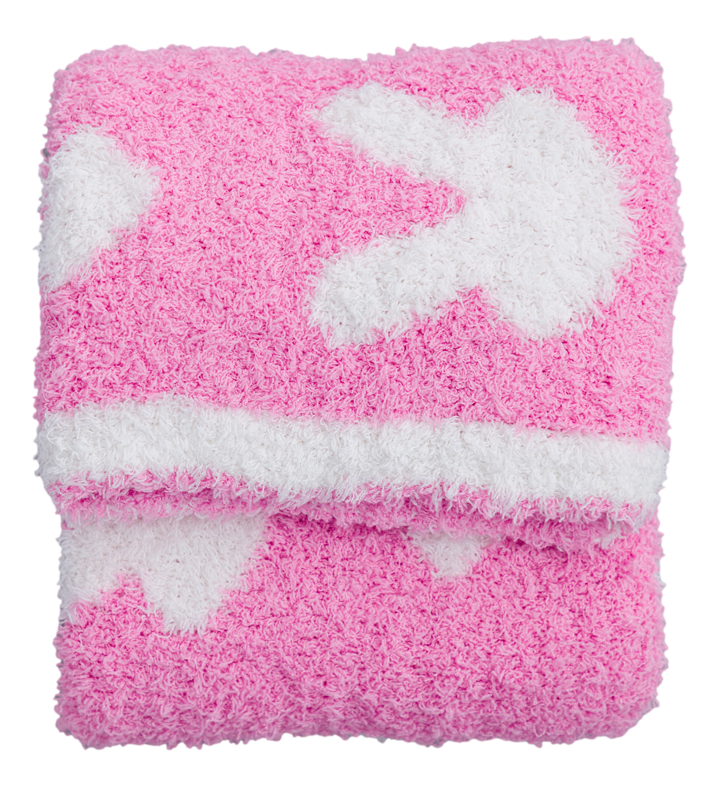 Birdie Bean Stroller Microfiber Blanket: Pink Bunny