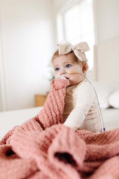 Lou Lou and Company Chenille Blanket: Dune