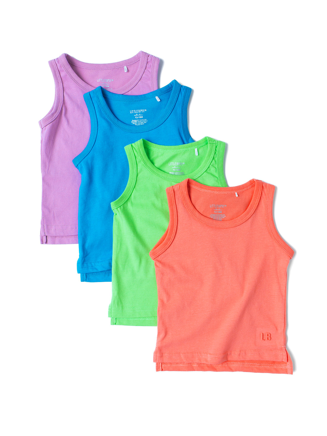 Little Bipsy Elevated Tank Top: Electric Green