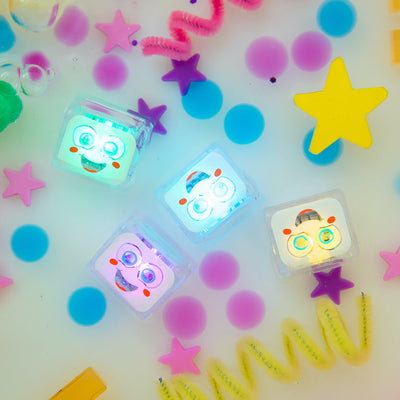 Glo Pals: 4 Pack Light Up Cubes- Party Pal