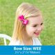 Wee Ones Classic Grosgrain Hair Bow: Hot Pink