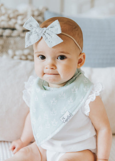 Copper Pearl Bandana Bib Set: Enchanted