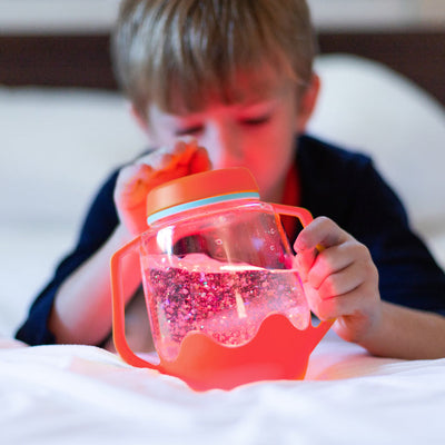 Glo Pals: Sensory Jar - Orange