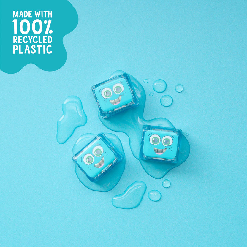 Glo Pals: 4 Pack Light Up Cubes Blue - Blair