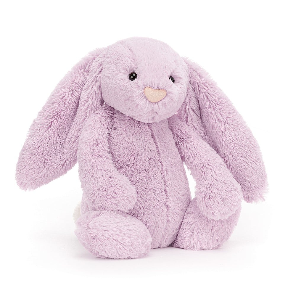 Jellycat: Bashful Lilac Bunny (Multiple Sizes)