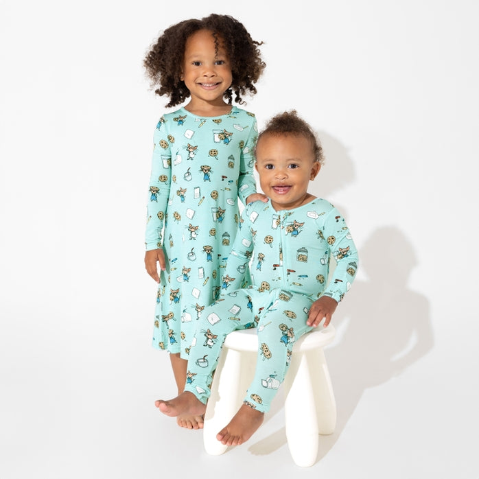 Bellabu Bear Bamboo Convertible Footie: If You Give a Mouse a Cookie