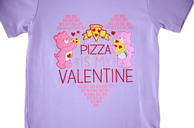 Birdie Bean Graphic T-Shirt: Care Bears™ Pizza Valentine
