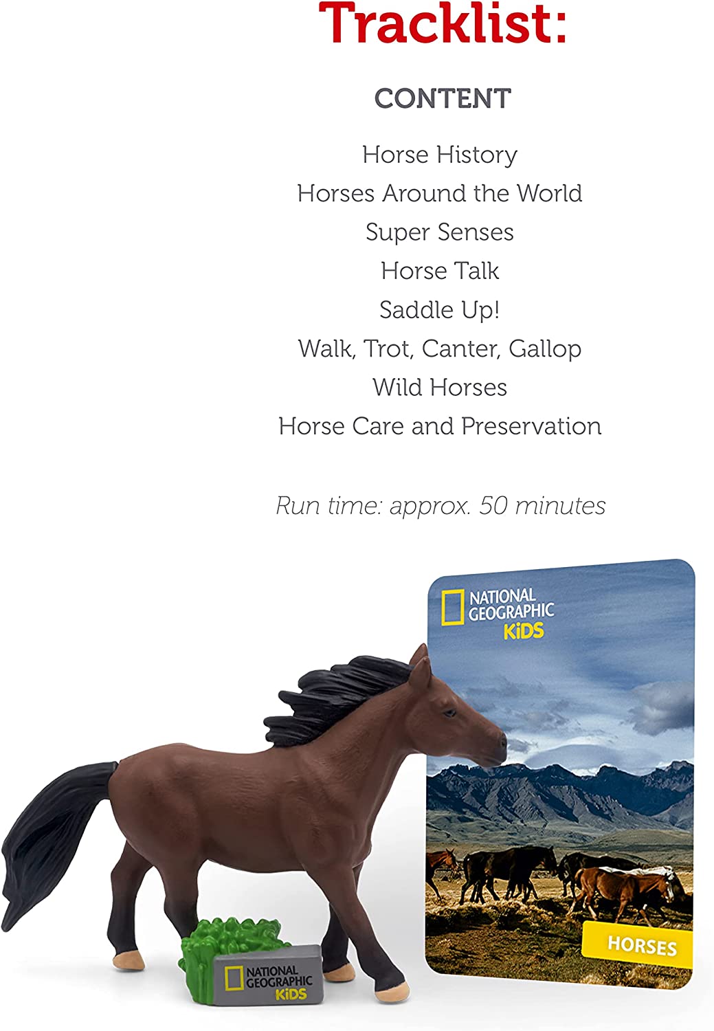 Tonies Audio Play Character: National Geographic - Horse
