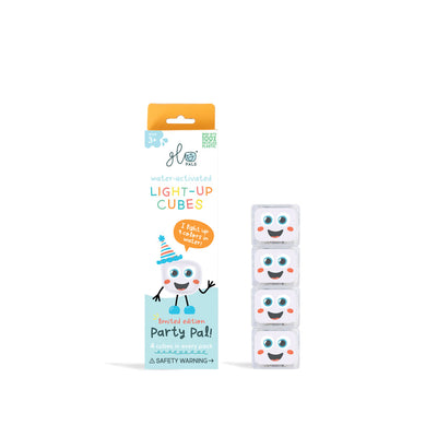 Glo Pals: 4 Pack Light Up Cubes- Party Pal