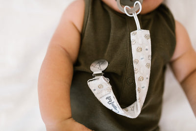 Copper Pearl Binky Clip Set(3-Pack): Chip