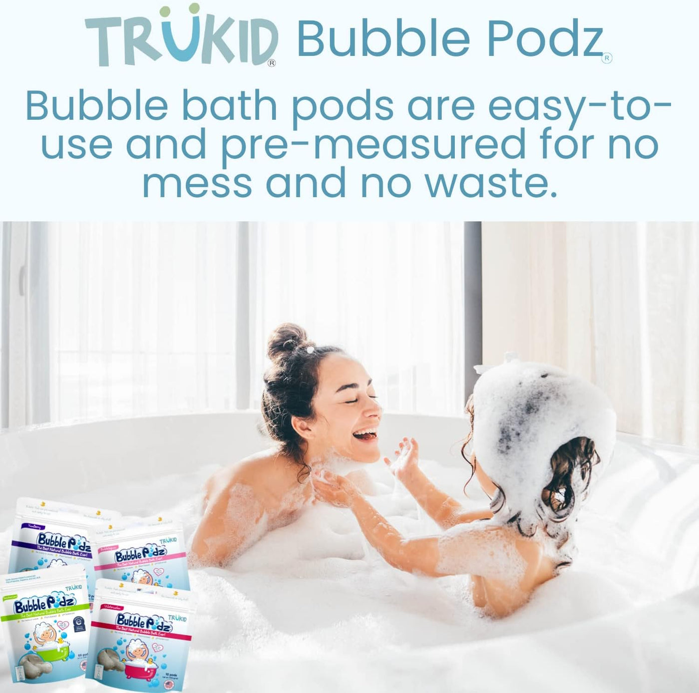 TruKid Bubble Podz: Watermelon Scented Bubble Bath