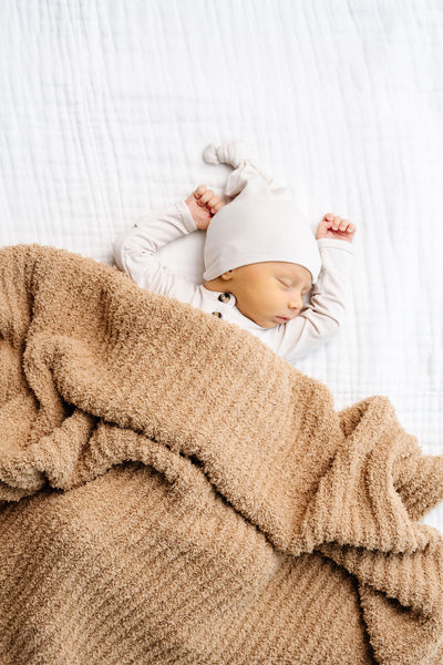 Lou Lou and Company Chenille Blanket: Tan