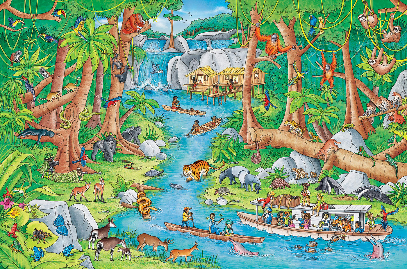 My Little Wimmelbook: Animals Around the World