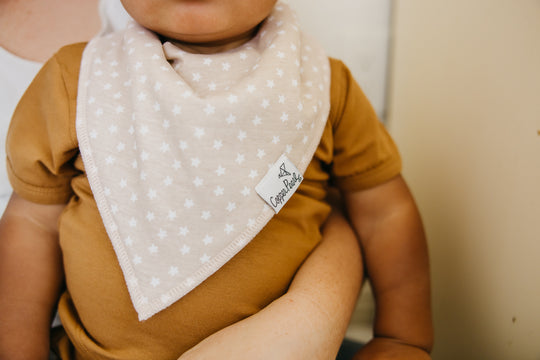 Copper Pearl Bandana Bib Set: Vance