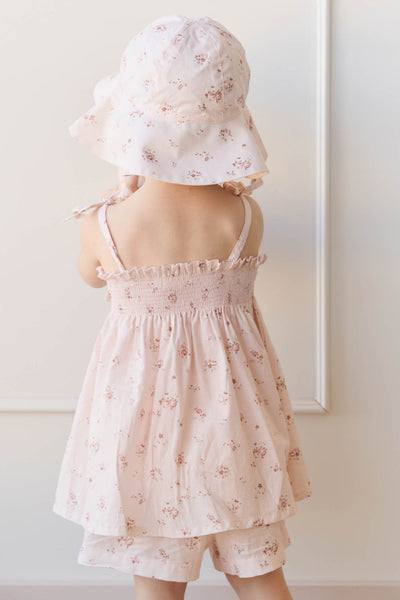 Jamie Kay Organic Cotton Ellie Top: Petite Fleur Soft Peony