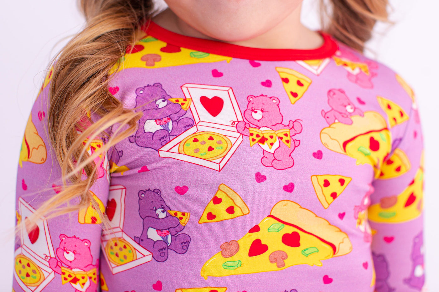 Birdie Bean 2-piece Pajama Set: Care Bears™ Pizza Valentine