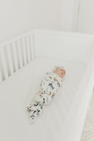 Copper Pearl Swaddle Blanket: Jo