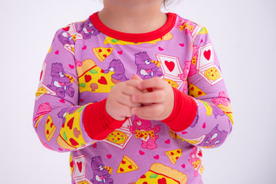 Birdie Bean 2-piece Pajama Set: Care Bears™ Pizza Valentine