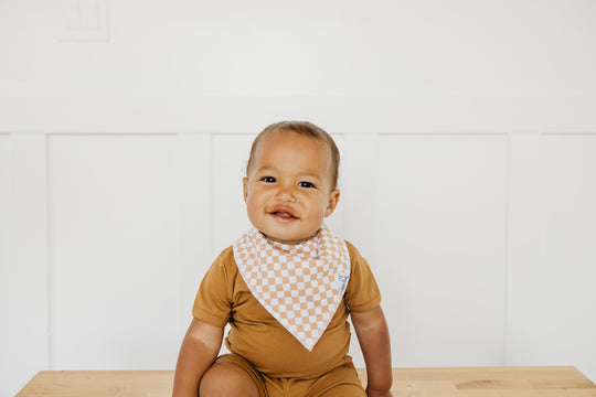 Copper Pearl Bandana Bib Set: Vance