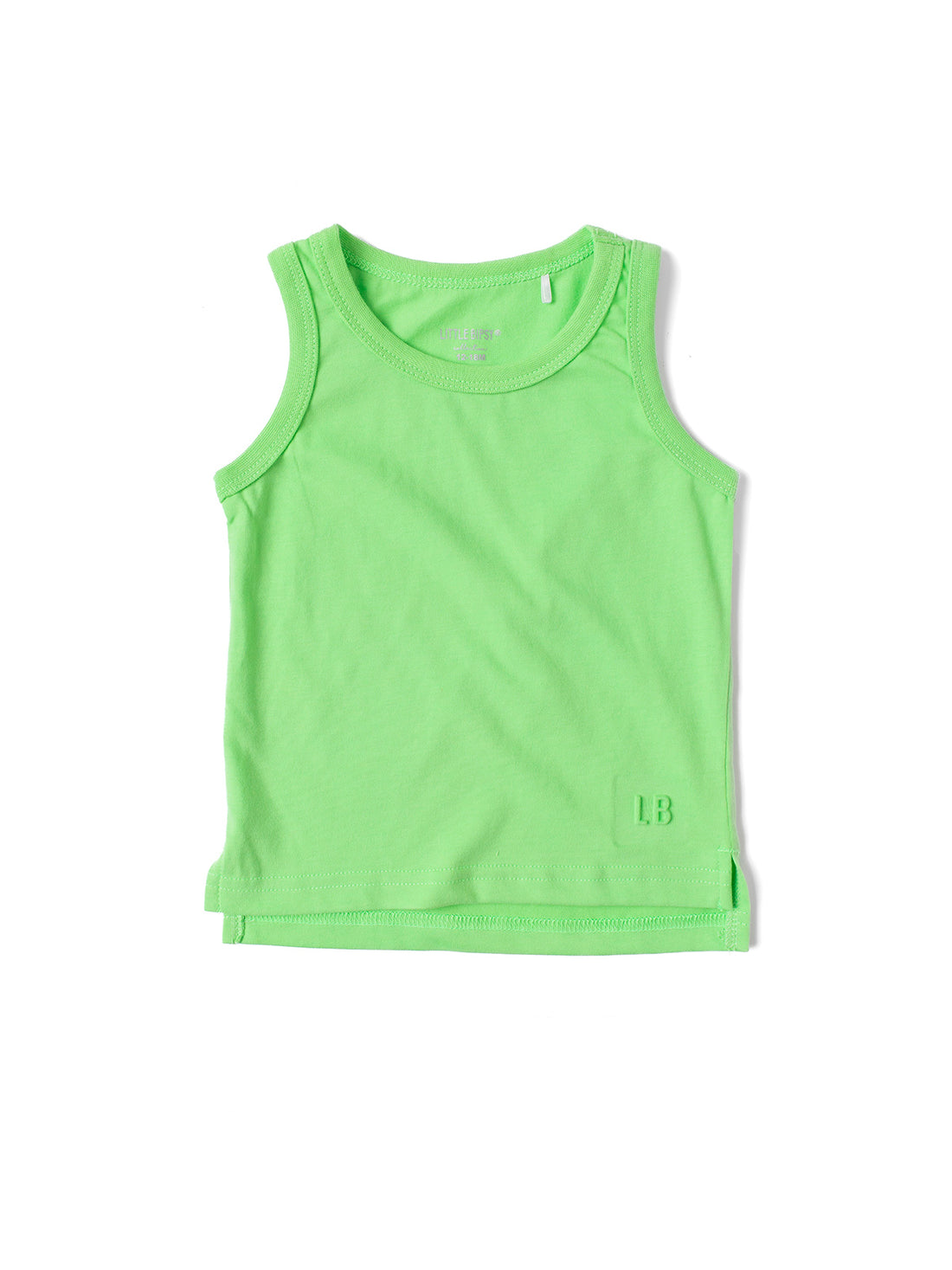 Little Bipsy Elevated Tank Top: Electric Green