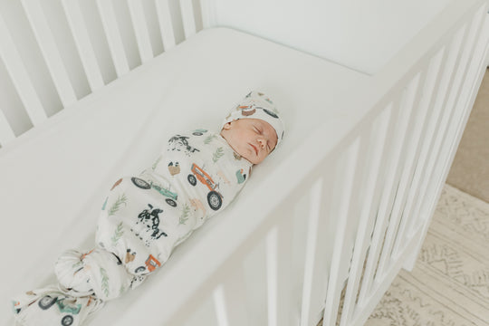 Copper Pearl Swaddle Blanket: Jo