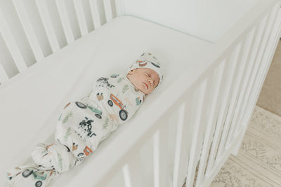 Copper Pearl Swaddle Blanket: Jo