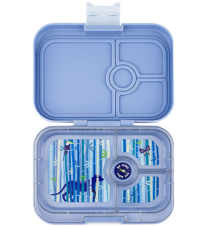 Yumbox Leakproof Bento Snack Box, 3 Compartment - Lulu Purple / Rainbow