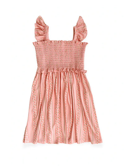 In My Jammers Smocked Twirl Dress: Victoria
