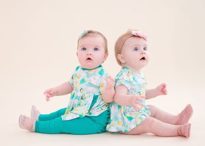 Birdie Bean Peplum Set: Waddles