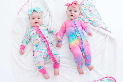 Birdie Bean Ruffle Convertible Romper: Jemma