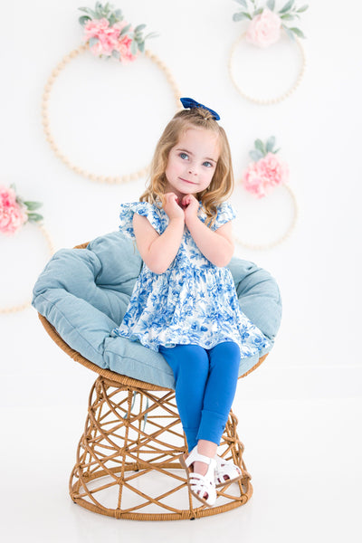 Birdie Bean Peplum Set: Iris