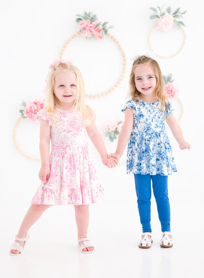 Birdie Bean Peplum Set: Iris