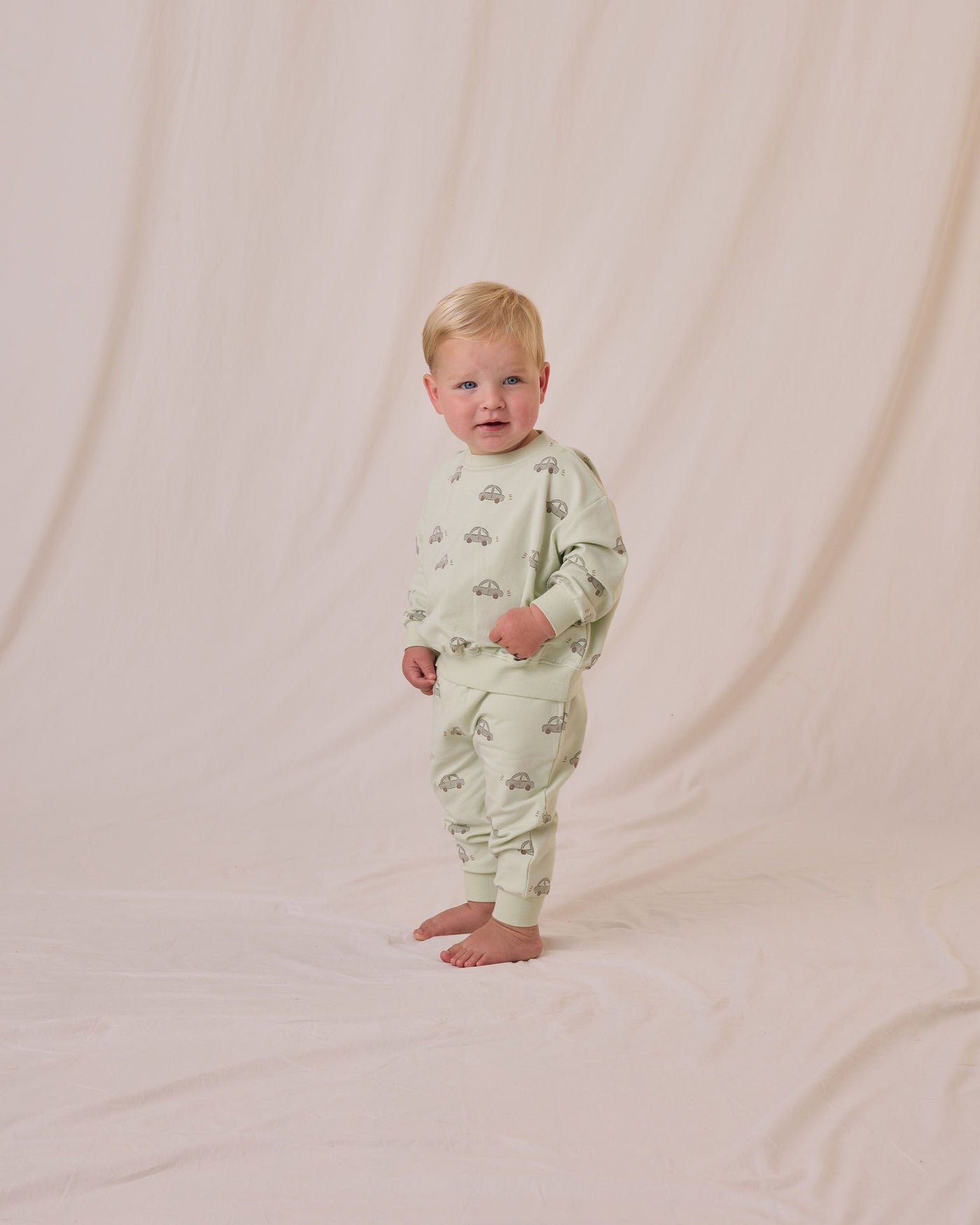 Quincy Mae Relaxed Sweatpant: Cars