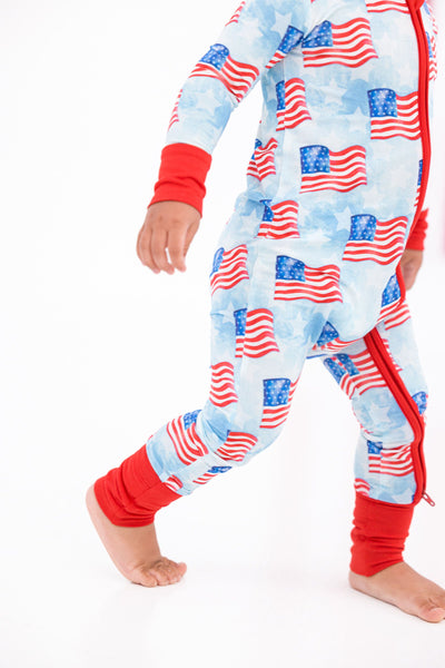 Birdie Bean Convertible Romper: Lincoln