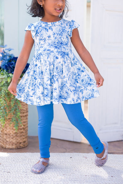 Birdie Bean Peplum Set: Iris