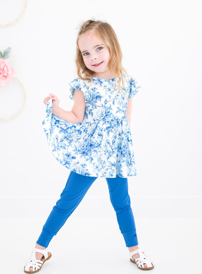 Birdie Bean Peplum Set: Iris