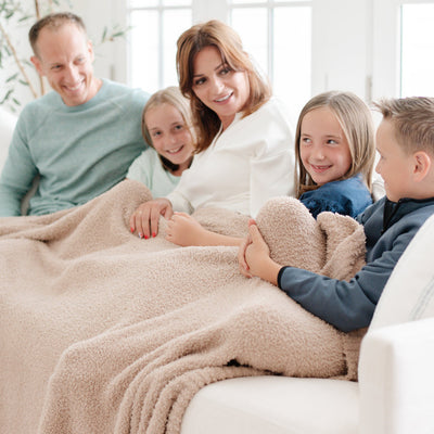Saranoni Bamboni Extra Large Blanket: Birch