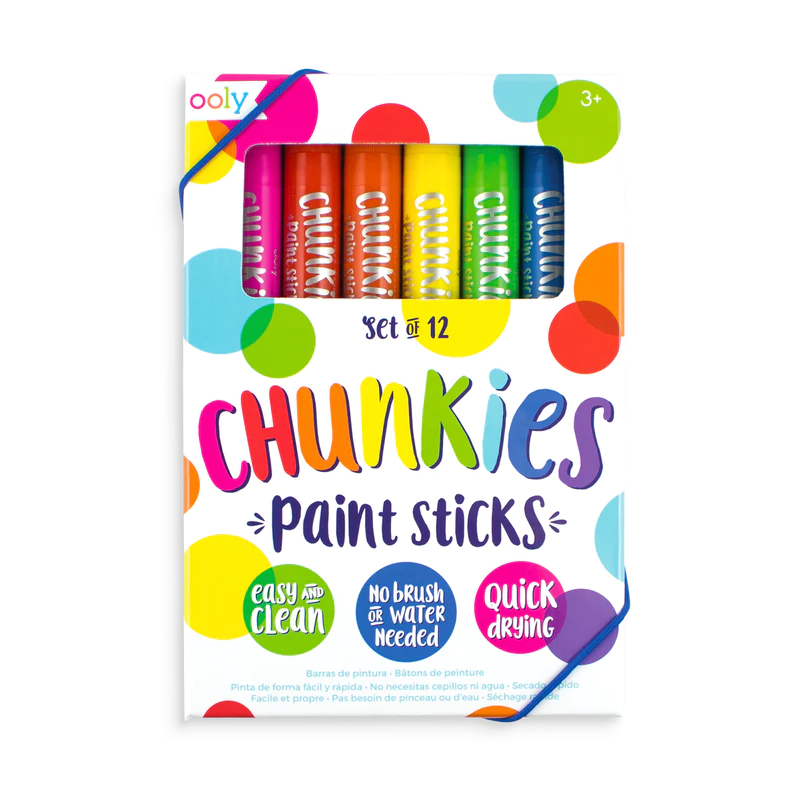 OOLY: Chunkies Paint Sticks (Set of 12)