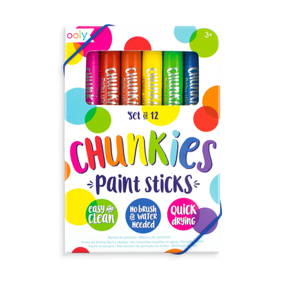 OOLY: Chunkies Paint Sticks (Set of 12)