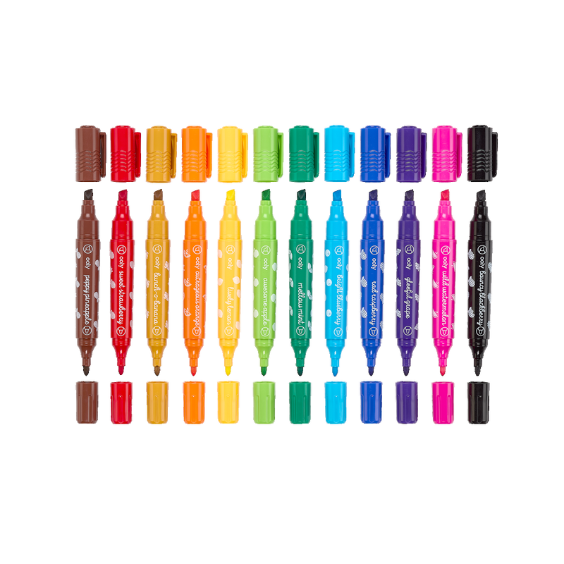 OOLY: Yummy Yummy Scented Markers - Set of 12