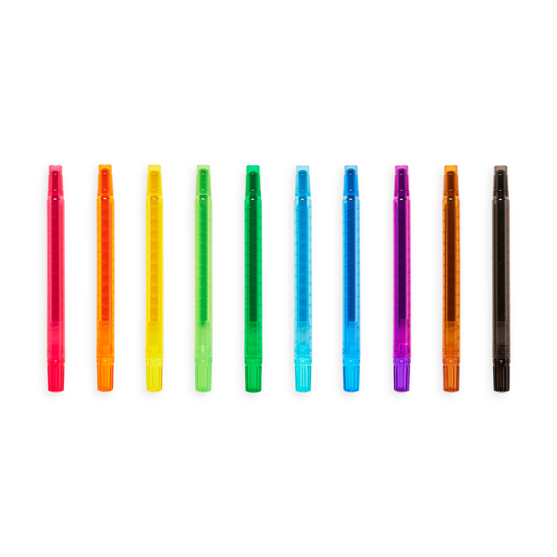 OOLY: Yummy Yummy Scented Twist Up Crayons - Set of 10
