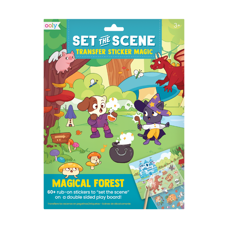 OOLY: Set The Scene Transfer Stickers Magic - Magical Forest