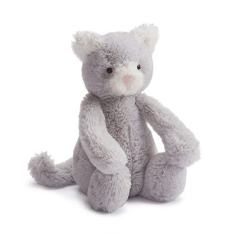 Jellycat: Bashful Grey Kitty (Multiple Sizes)