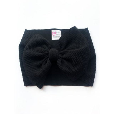 Little Lopers Bow: Black (All Styles)