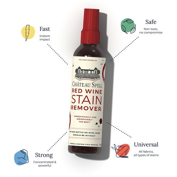 The Hate Stains Co.: Chateau Spill Red Wine Stain Remover (4 oz)