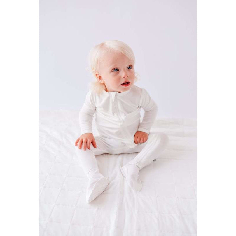 Kyte Baby Zippered Footie: Cloud