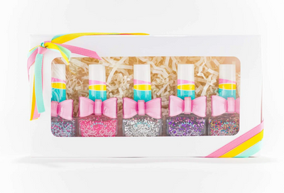 Little Lady Products Nail Polish Set: Confetti Glitter Collection Kit