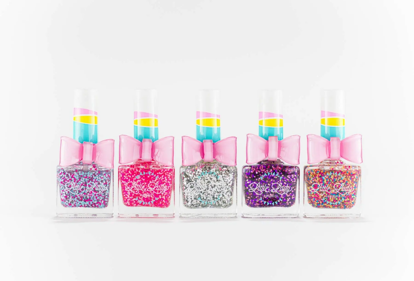 Little Lady Products Nail Polish Set: Confetti Glitter Collection Kit