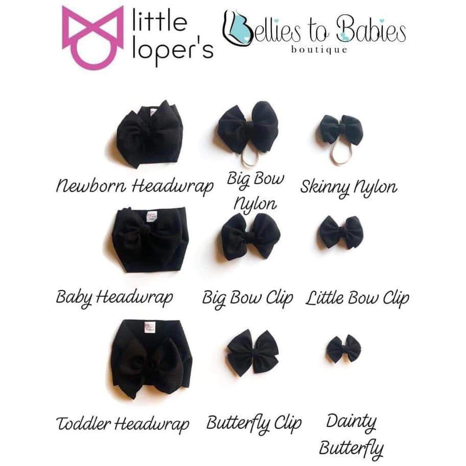 Little Lopers Bow: Sky (All Styles)
